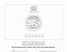 Kansas State Flag