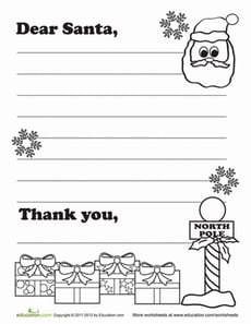 Write Santa A Letter