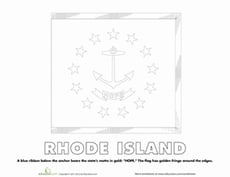 Rhode Island State Flag