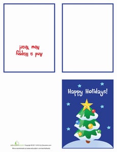 Christmas Tree Card