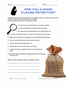 Adjective Clauses