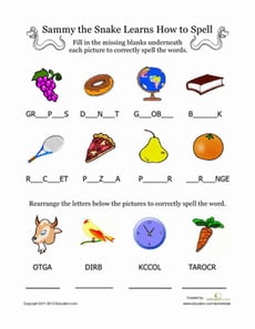 Spelling Sight Words
