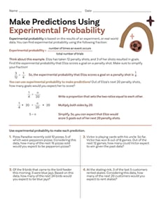 Make Predictions Using Experimental Probability