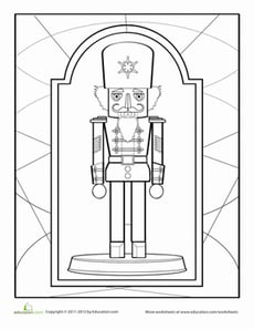 Nutcracker Coloring Sheet