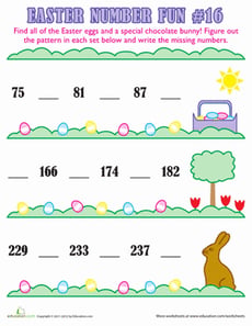 Easter Number Fun #16
