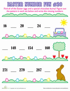 Easter Number Fun #20