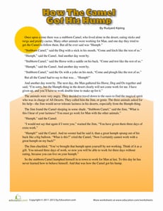 How the Camel Got His Hump