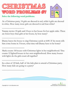 Christmas Word Problems #7