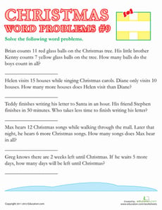 Christmas Word Problems #9