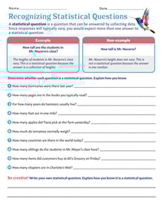 Recognizing Statistical Questions