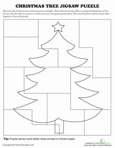 Create a Christmas Puzzle