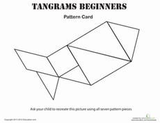 Easy Tangrams Puzzle #3