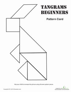 Easy Tangrams Puzzle #8