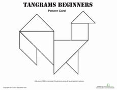 Easy Tangrams Puzzle #9