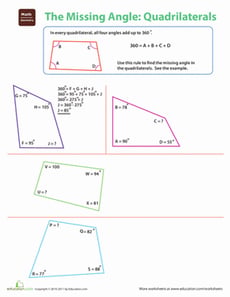 The Missing Angle: Quadrilaterals