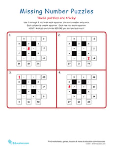Crazy Math Puzzles