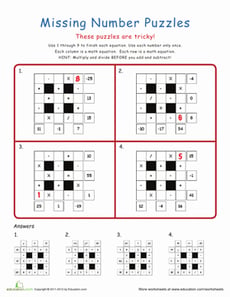 Great Grid Math Puzzles