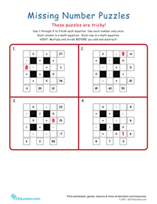 Mad Math Puzzles
