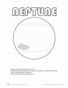 Neptune Coloring Page