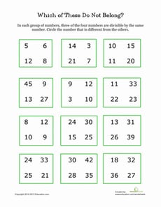 Number Categorization
