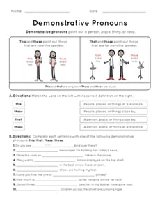 Demonstrative Pronouns