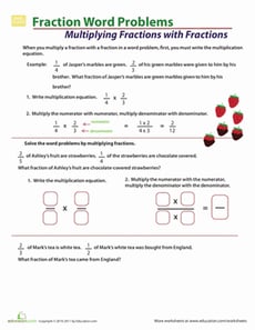 Fraction Word Problems: #2