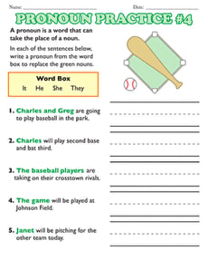 Pronoun Practice #4