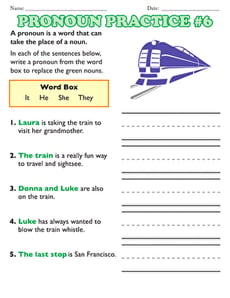 Pronoun Practice #6