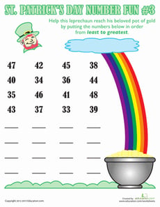 St. Patrick's Day Number Fun #3