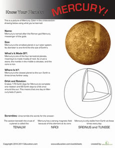 Know Your Planets: Mercury