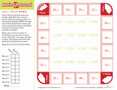 Math-Go-Round: Division (Expert)