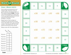 Math-Go-Round: Division (Medium)