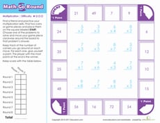Math-Go-Round: Easy
