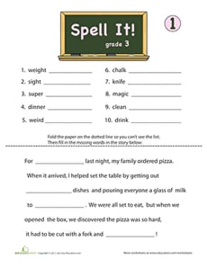 Spell It! For Third Grade, #1