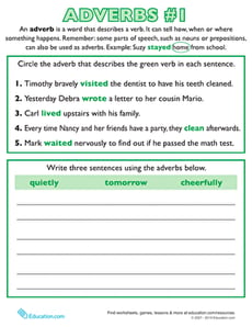Adverb Practice