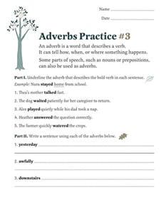 Adverbs Practice #3