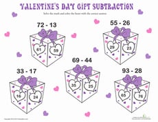 Valentine's Day Gift Subtraction