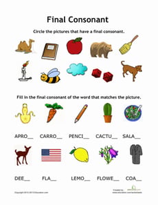 Ending Consonants