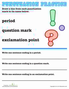 Basic Punctuation #2