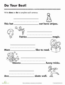 Simple Verbs: Do Your Best!