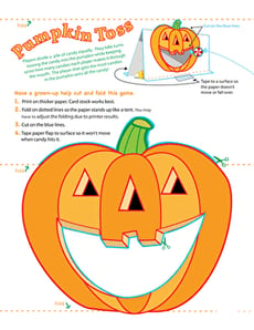 Pumpkin Game: Candy Toss!