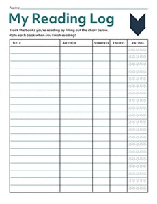 My Reading Log