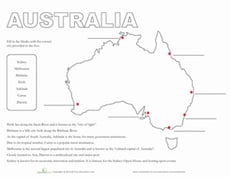 Map of Australia