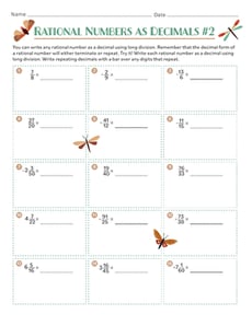 Rational Numbers as Decimals #2