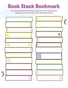 Book Stack Bookmark