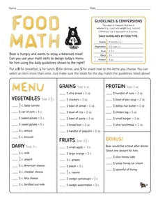 Food Math