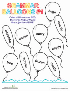 Grammar Balloons #1