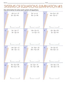 Systems of Equations: Elimination #3