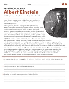 An Introduction to Albert Einstein