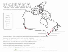 Map of Canada